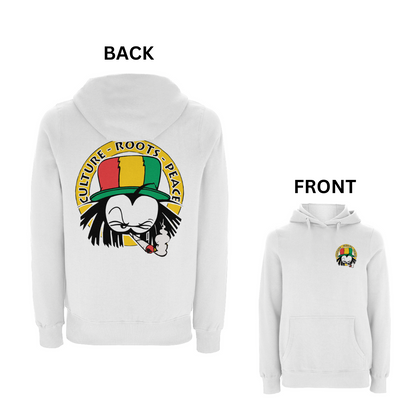 Dready Culture Roots & Peace Front and Back Print Hood
