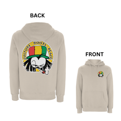 Dready Culture Roots & Peace Front and Back Print Hood
