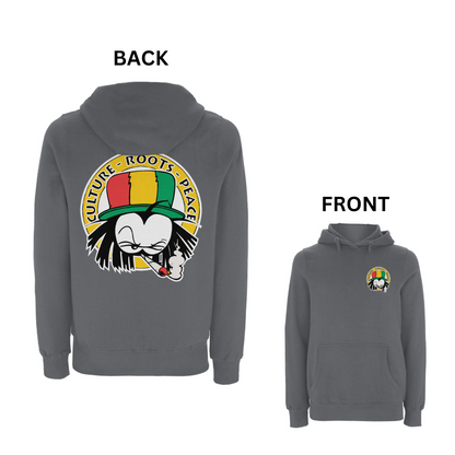 Dready Culture Roots & Peace Front and Back Print Hood