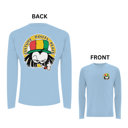 Dready Culture Roots & Peace Front and Back Print Long Sleeves