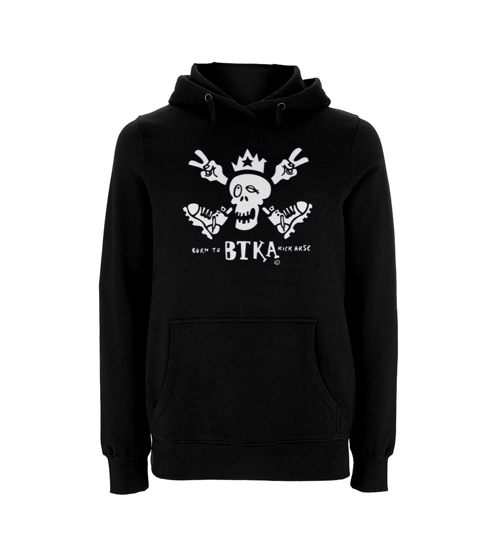 BTKA FRONT LOGO HOOD – Rave inspired 90s streetwear, retro fashion from Have a nice day london store 
