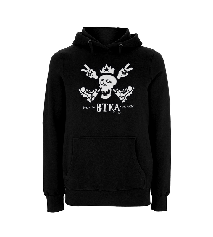 BTKA FRONT LOGO HOOD – Rave inspired 90s streetwear, retro fashion from Have a nice day london store 