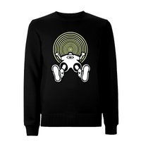 Vortex Glow Front Print Sweatshirt – Rave inspired 90s streetwear, retro fashion from Have a nice day london store 