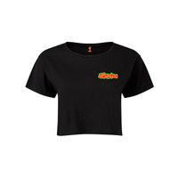 SISTA Front Logo Women's TriDri® Crop Top – Rave inspired 90s streetwear, retro fashion from Have a nice day london store 