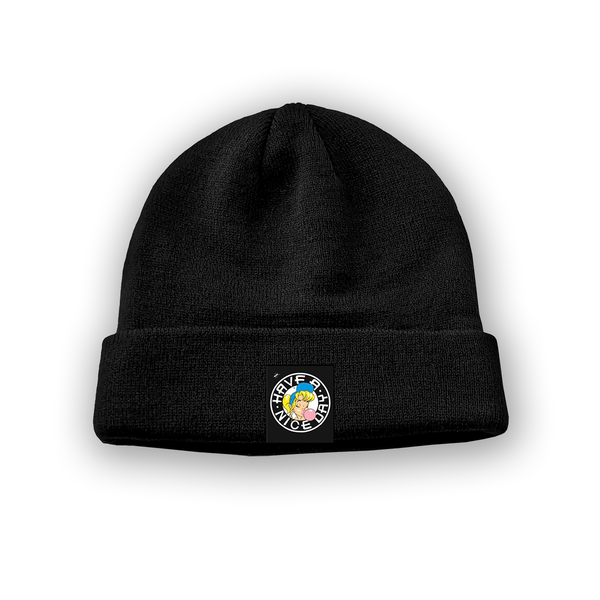 Have a Nice Day Shurl The Girl Beanie – Rave inspired 90s streetwear, retro fashion from Have a nice day london store 