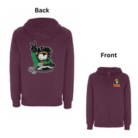 DREADY Two Time Front and Back Print Hood – Rave inspired 90s streetwear, retro fashion from Have a nice day london store 