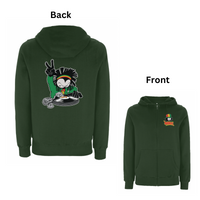 DREADY Two Time Front and Back Print Hood – Rave inspired 90s streetwear, retro fashion from Have a nice day london store 