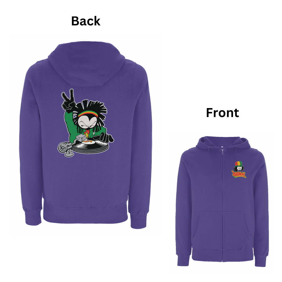 DREADY Two Time Front and Back Print Hood