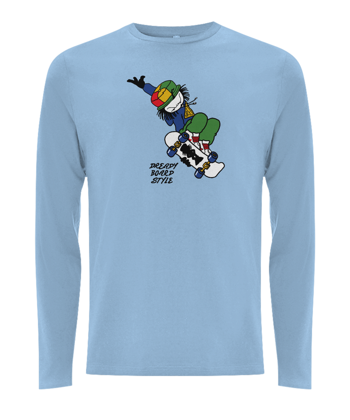 Dready skateboard style longsleeve – Rave inspired 90s streetwear, retro fashion from Have a nice day london store 