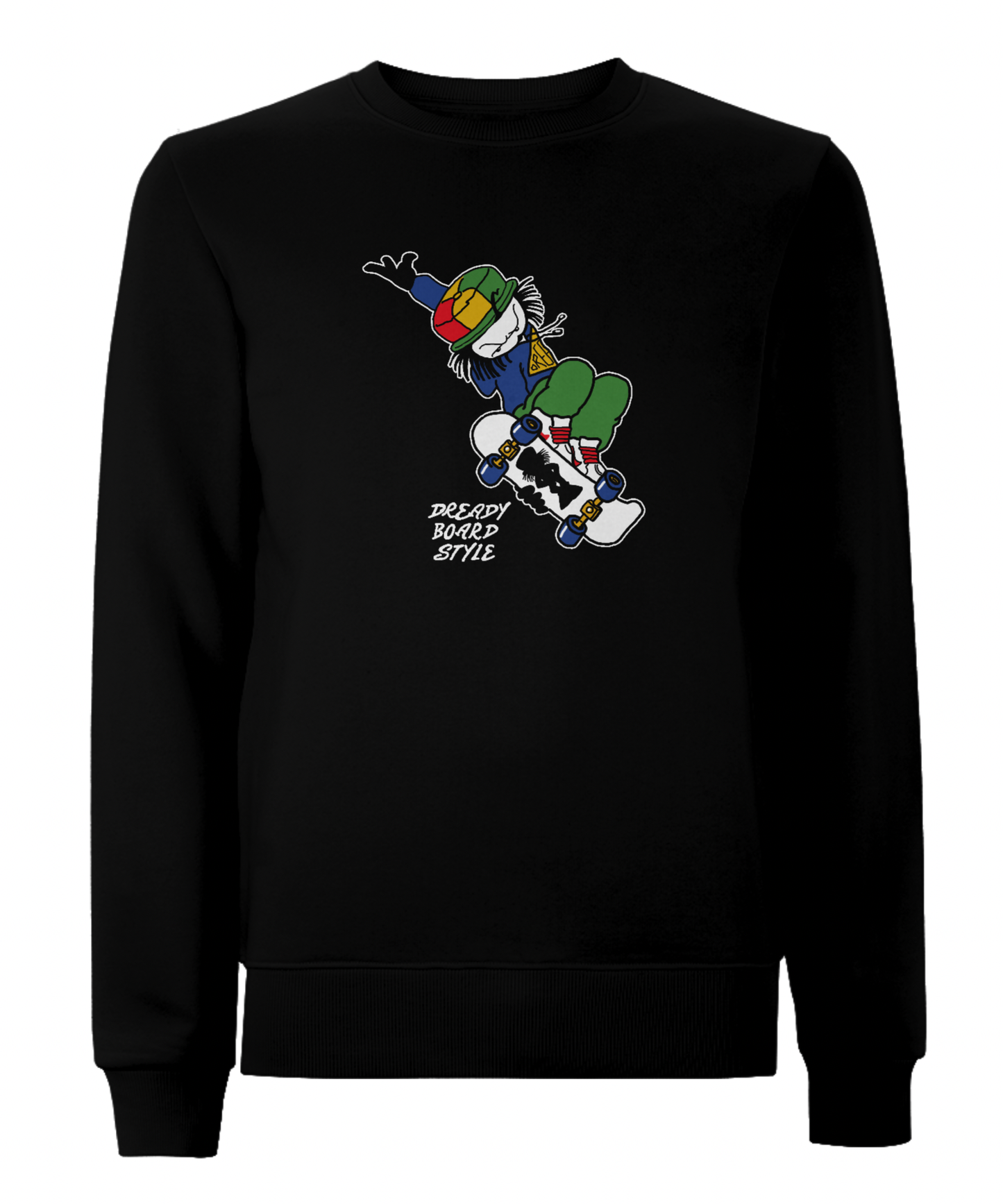 Dready skateboard style sweatshirt