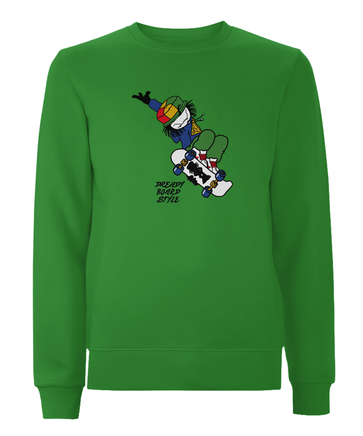 Dready skateboard style sweatshirt
