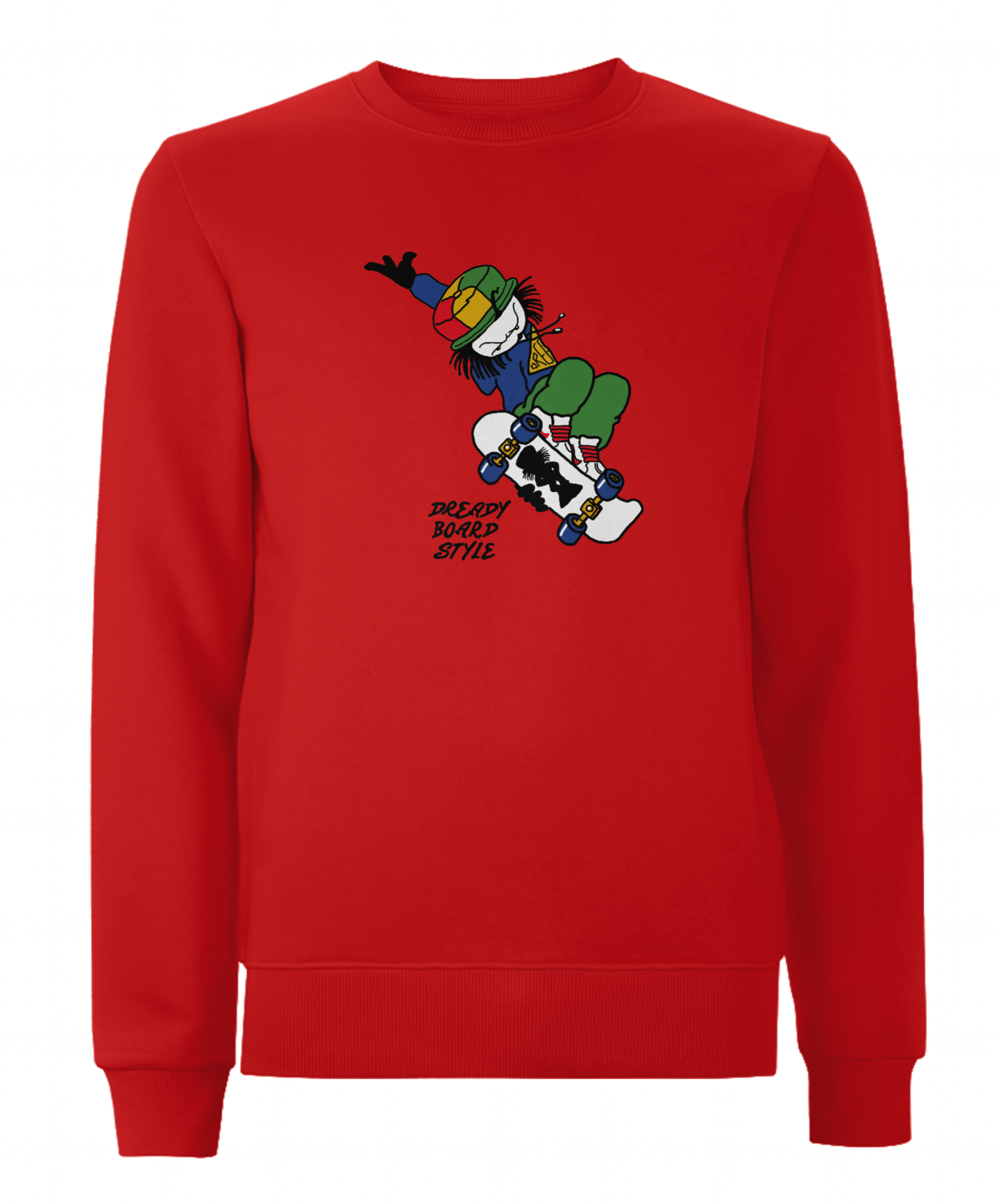 Dready skateboard style sweatshirt