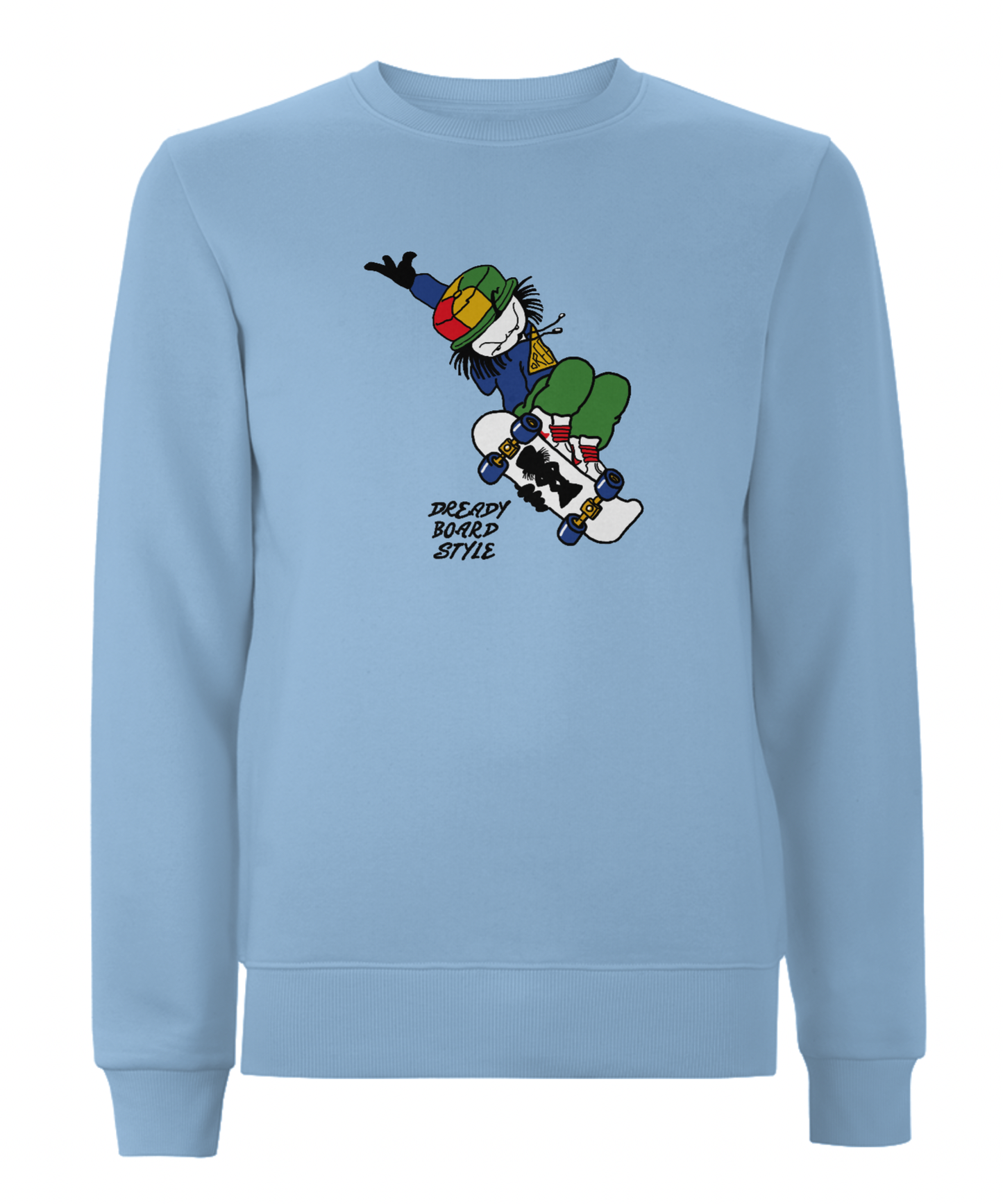 Dready skateboard style sweatshirt