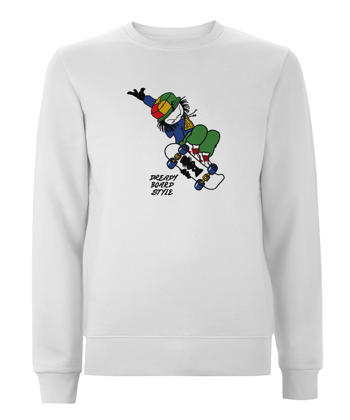 Dready skateboard style sweatshirt – Rave inspired 90s streetwear, retro fashion from Have a nice day london store 