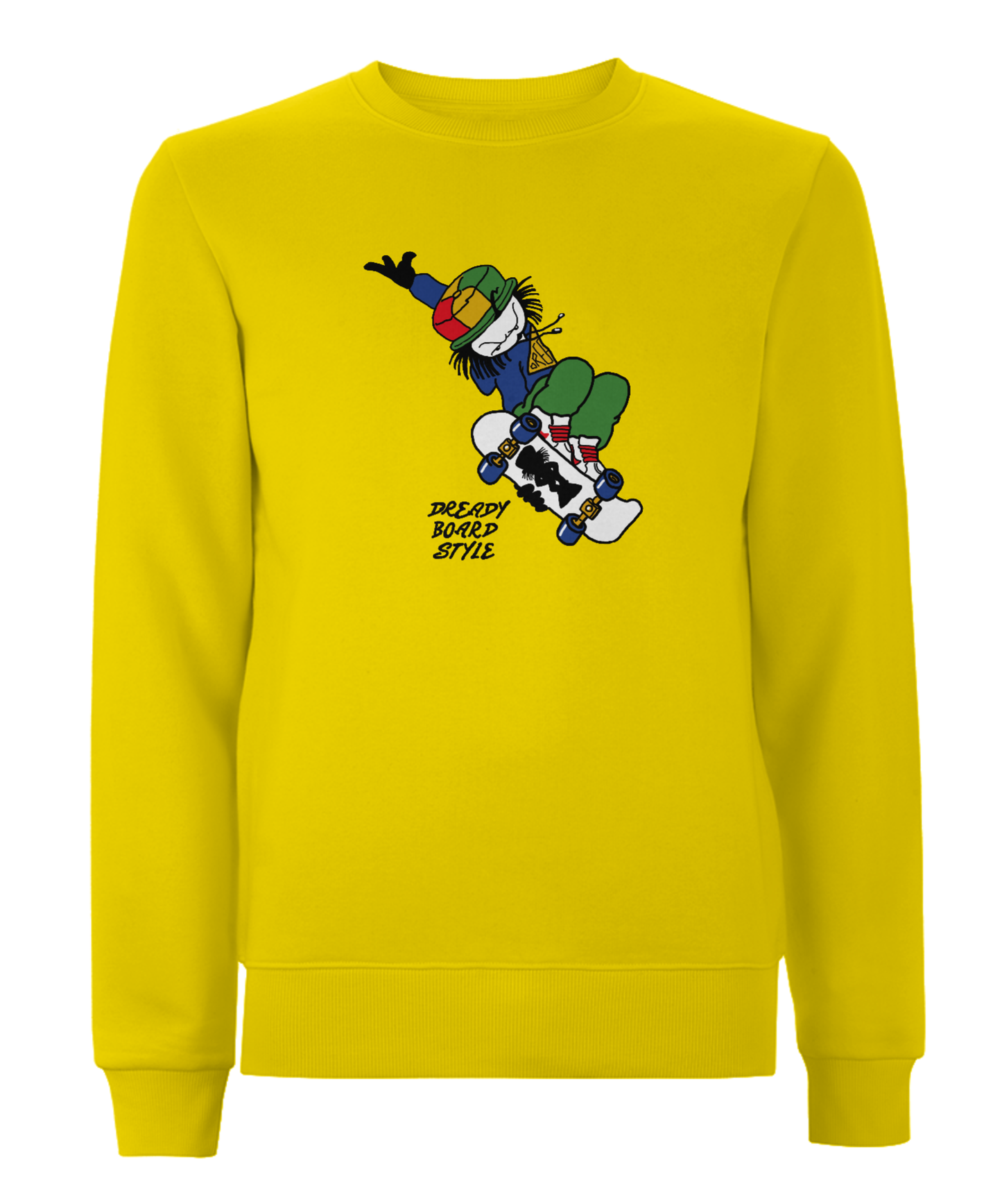 Dready skateboard style sweatshirt