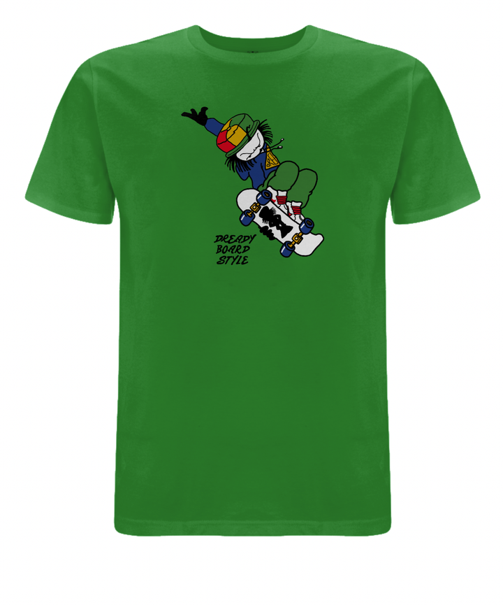 Dready Skate board style t-shirt – Rave inspired 90s streetwear, retro fashion from Have a nice day london store 