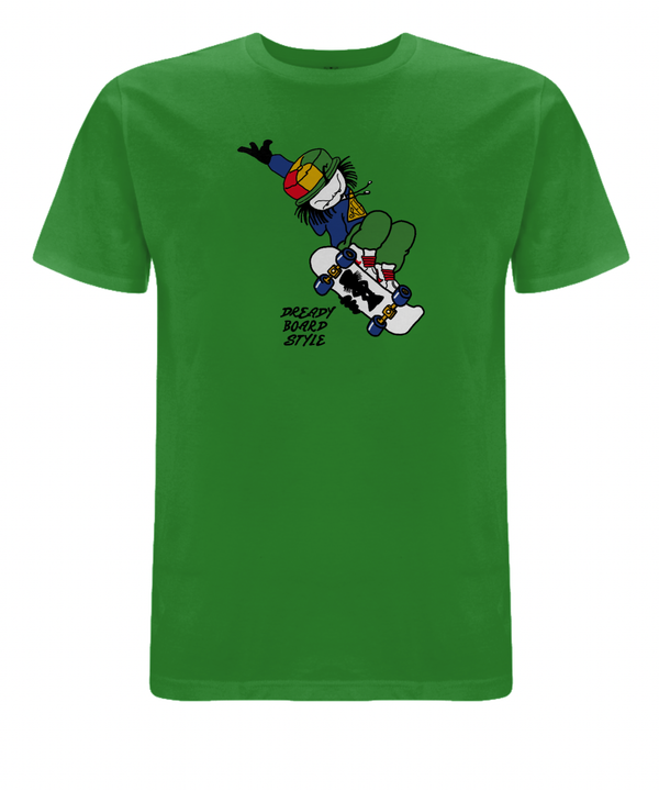 Dready Skate board style t-shirt – Rave inspired 90s streetwear, retro fashion from Have a nice day london store 