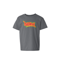 Dready Text Logo Kids Tee – Rave inspired 90s streetwear, retro fashion from Have a nice day london store 