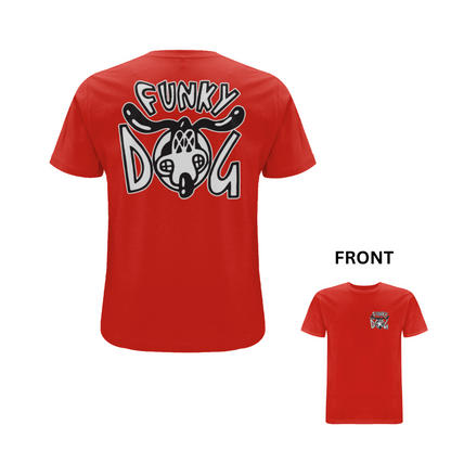 Funky Dog Logo T-Shirt - front and back print