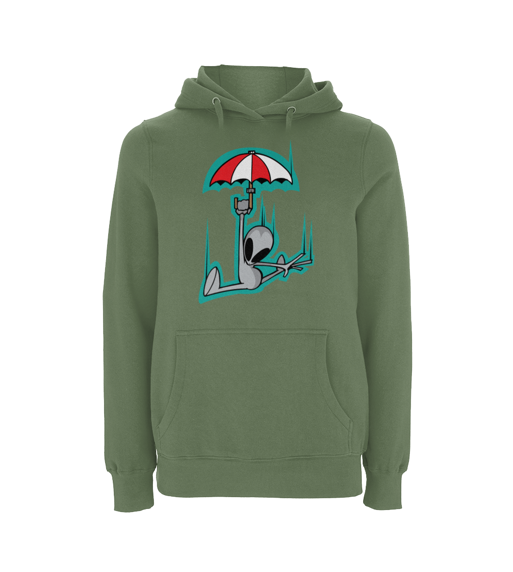 Flying Visit Umbrella Hooded Sweat