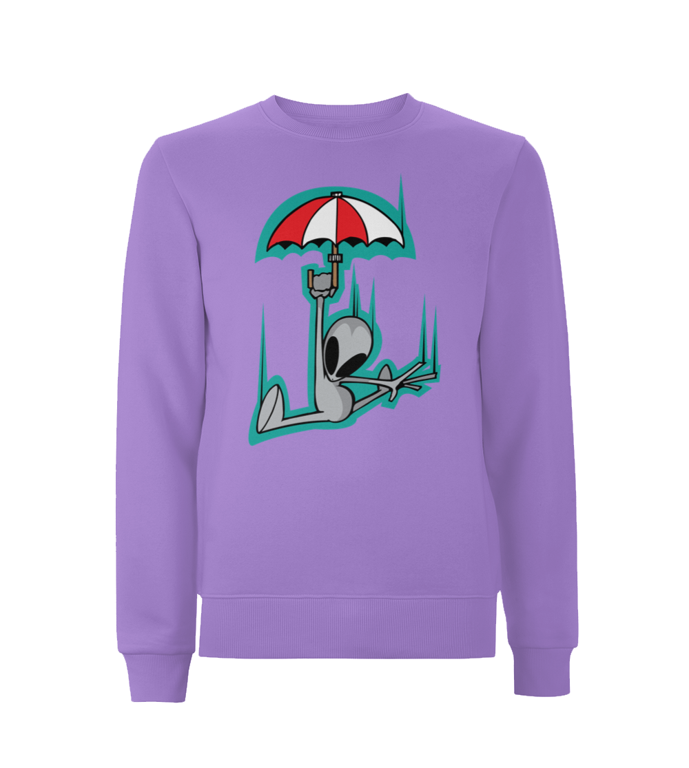 Flying Visit Umbrella Sweat Shirt