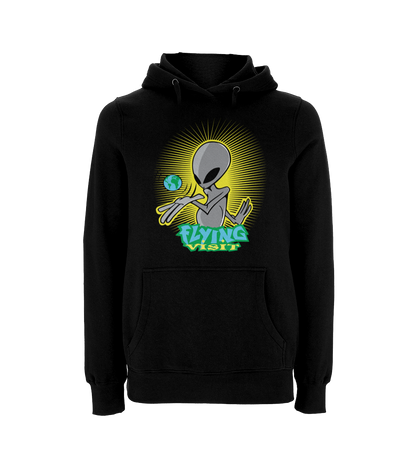 Flying Visit Whole World Hooded Sweat