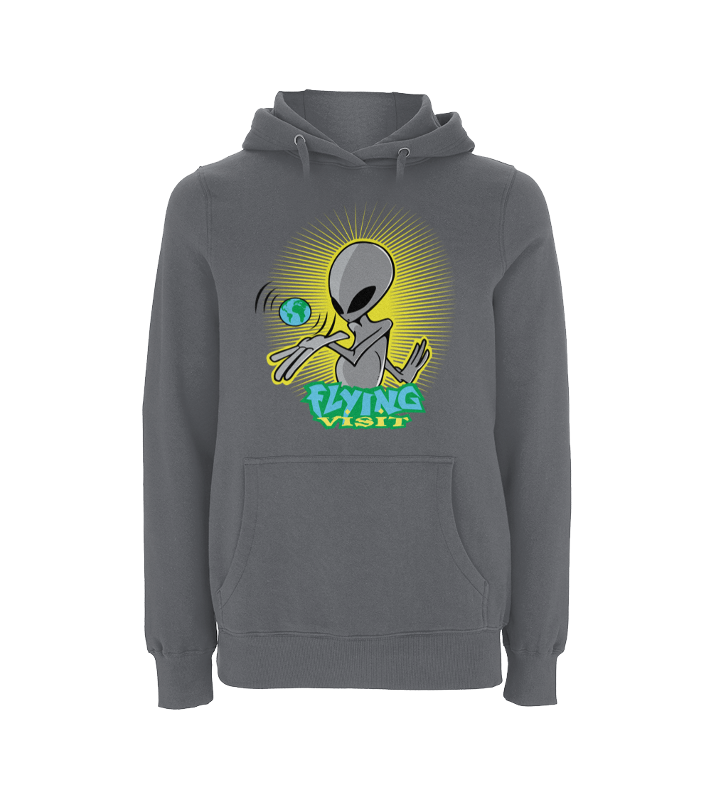 Flying Visit Whole World Hooded Sweat
