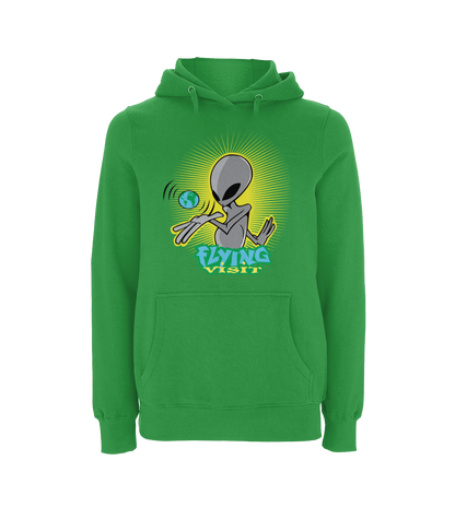Flying Visit Whole World Hooded Sweat