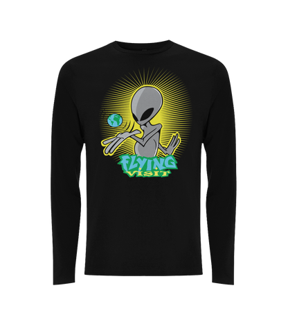 Flying Visit Whole World Long Sleeves Shirt