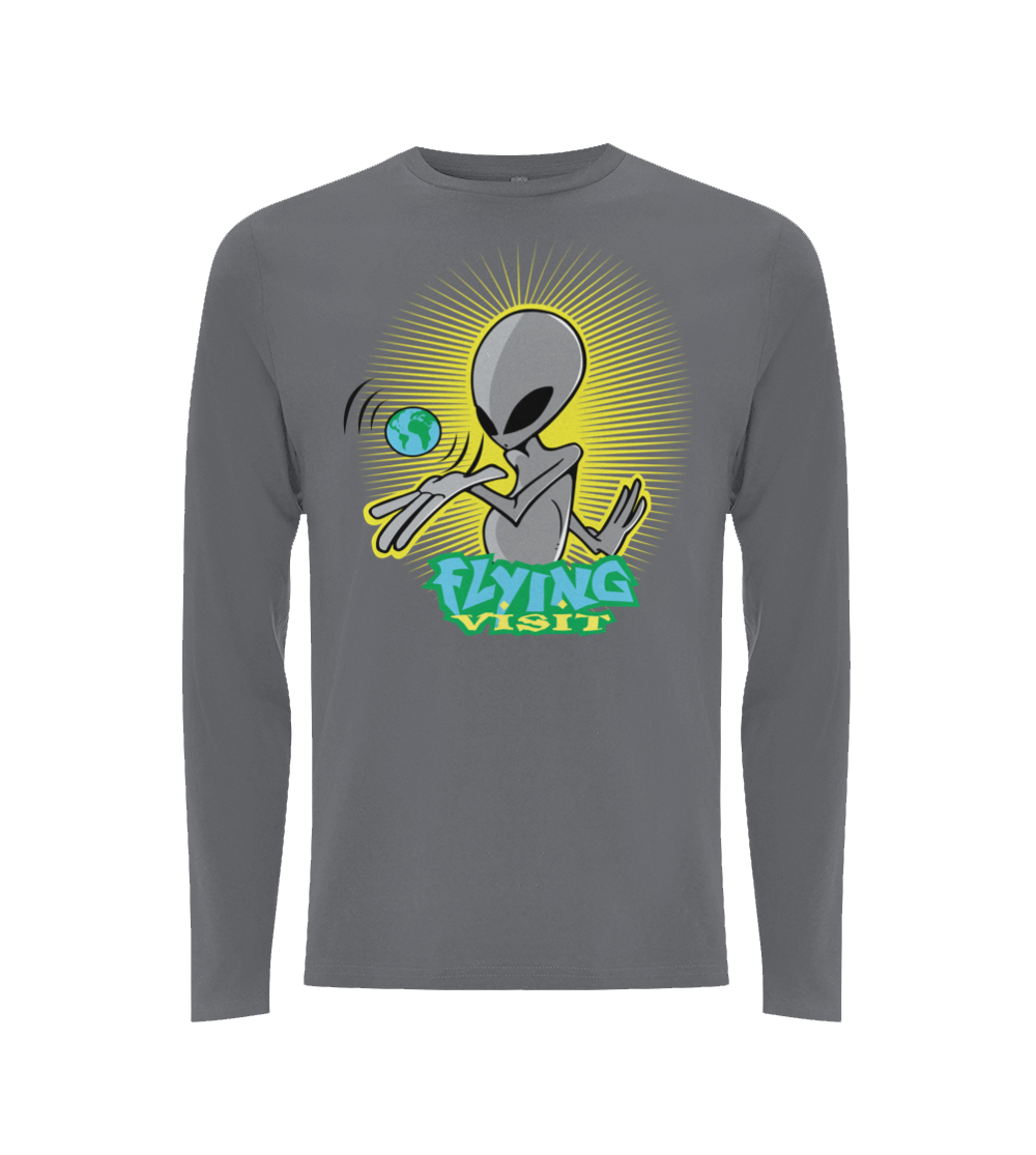 Flying Visit Whole World Long Sleeves Shirt