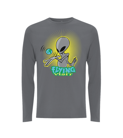 Flying Visit Whole World Long Sleeves Shirt