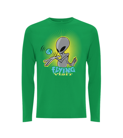 Flying Visit Whole World Long Sleeves Shirt