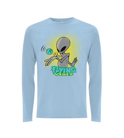 Flying Visit Whole World Long Sleeves Shirt