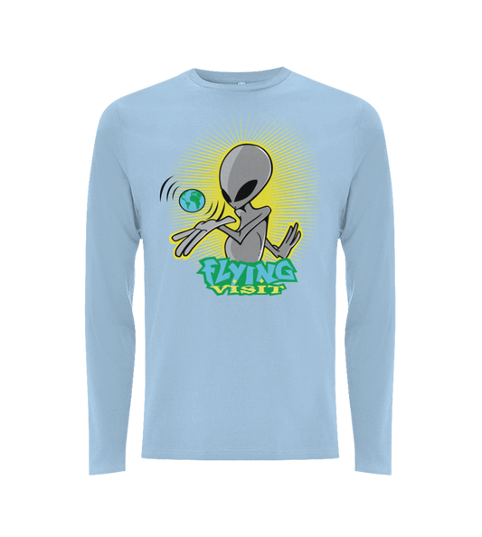 Flying Visit Whole World Long Sleeves Shirt