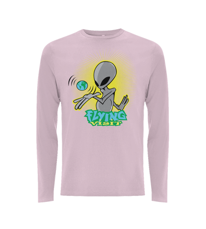 Flying Visit Whole World Long Sleeves Shirt