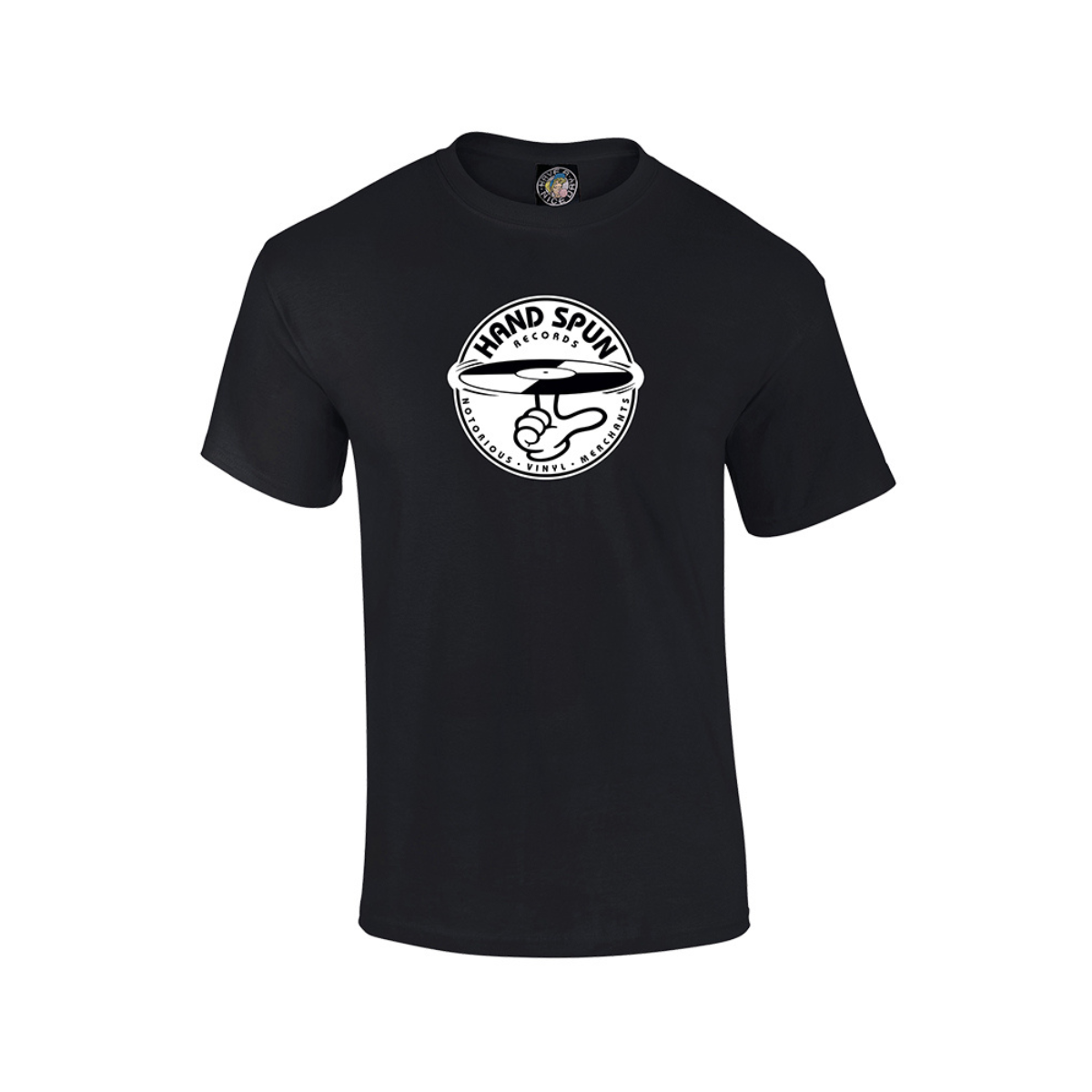 Handspun Records Classic Front Print - Logo Tee