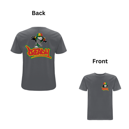 Dready Stamp Front & Back Print T - Shirt