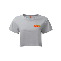 SISTA Front Logo Women's TriDri® Crop Top – Rave inspired 90s streetwear, retro fashion from Have a nice day london store 