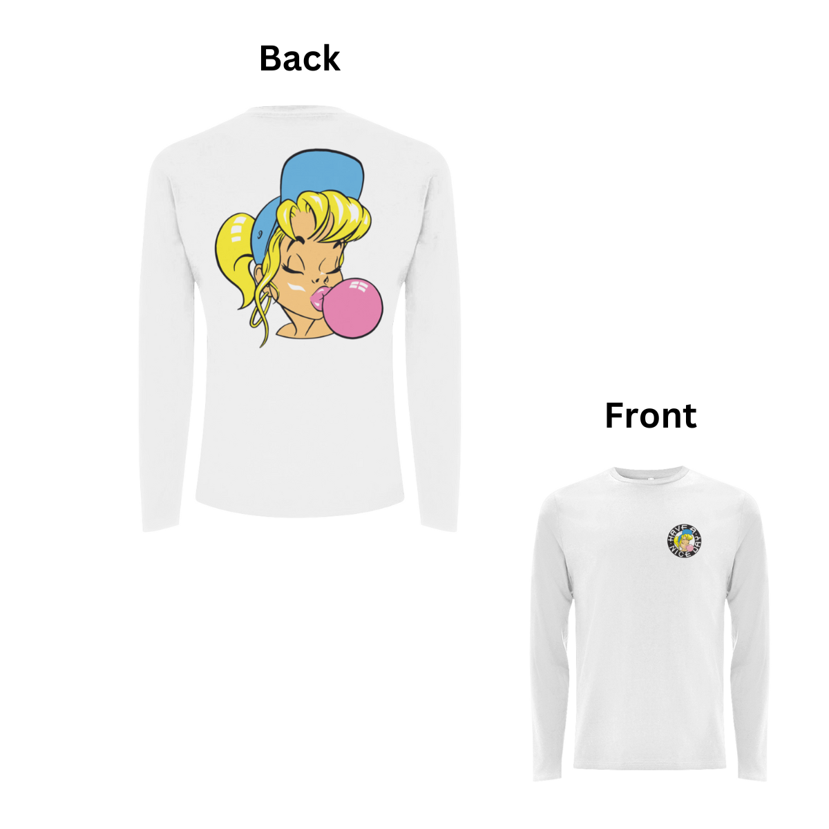 Have A Nice Day Shurl The Girl Long Slv Tee