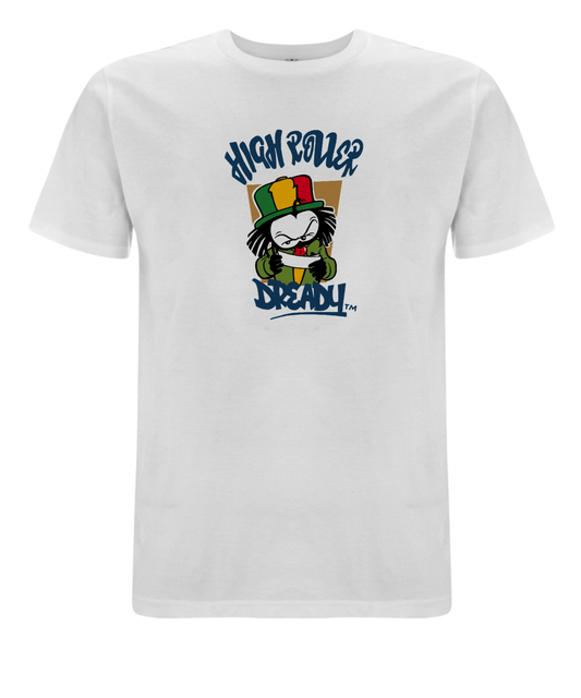 Dready high roller front print tee