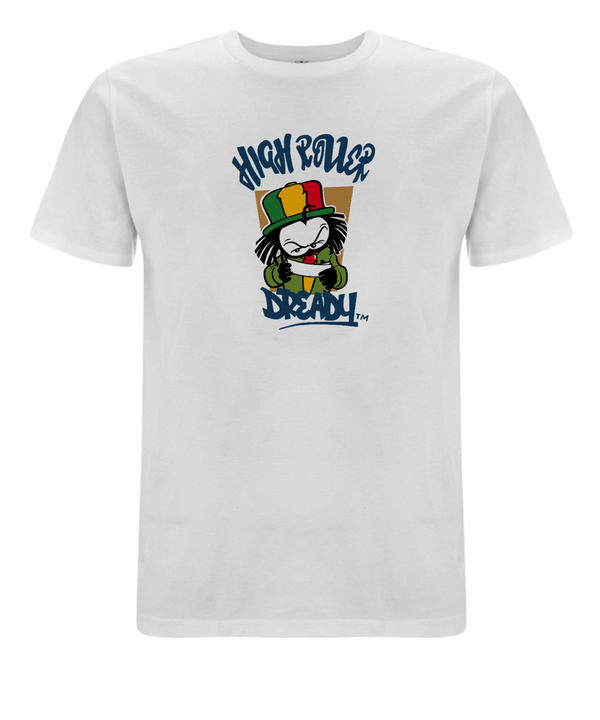 Dready high roller front print tee – Rave inspired 90s streetwear, retro fashion from Have a nice day london store 