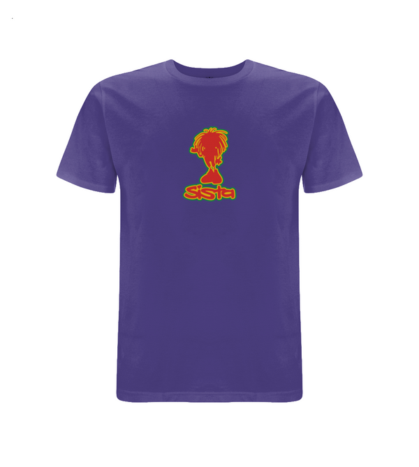 Sista Small Silhouette Embroidered T-Shirt – Rave inspired 90s streetwear, retro fashion from Have a nice day london store 