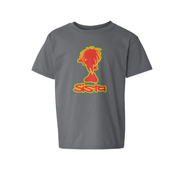 Sista Large Silhouette Front Print T-Shirt – Rave inspired 90s streetwear, retro fashion from Have a nice day london store 