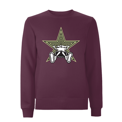 Vortex Skirt Front Print Sweatshirt
