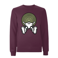Vortex Glow Front Print Sweatshirt – Rave inspired 90s streetwear, retro fashion from Have a nice day london store 