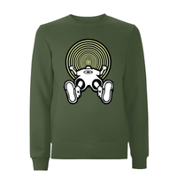 Vortex Glow Front Print Sweatshirt – Rave inspired 90s streetwear, retro fashion from Have a nice day london store 