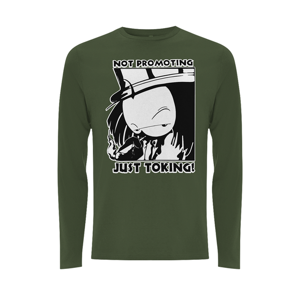 Dready Not Promoting Front Print Long Sleeves – Rave inspired 90s streetwear, retro fashion from Have a nice day london store 