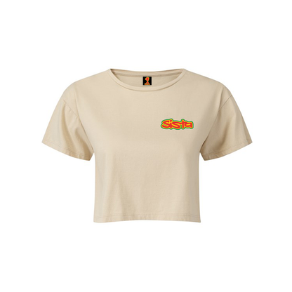 SISTA Front Logo Women's TriDri® Crop Top