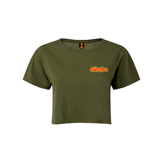 SISTA Front Logo Women's TriDri® Crop Top