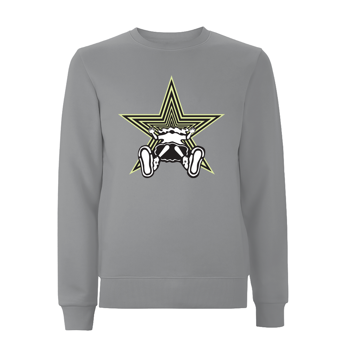 Vortex Skirt Front Print Sweatshirt